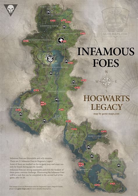 infamous foes hogwarts legacy|All Hogwarts Legacy Infamous Foes locations